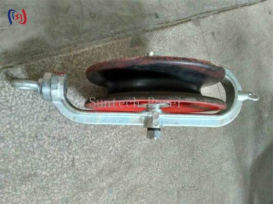 Профессиональный блок проволоки с номинальной нагрузкой 10-40KN и алюминиевым щитом для безопасного закрепления на линиях электропередачи