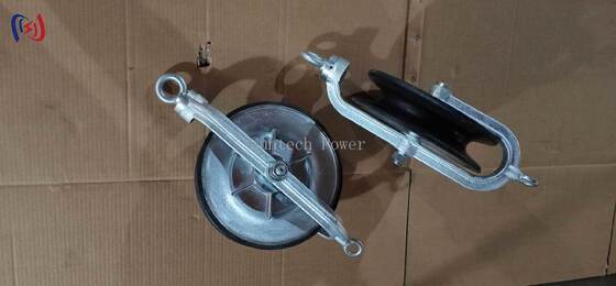 Профессиональный блок проволоки с номинальной нагрузкой 10-40KN и алюминиевым щитом для безопасного закрепления на линиях электропередачи