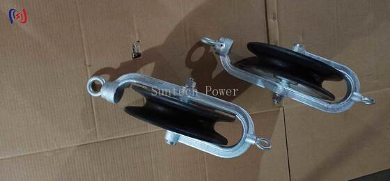 Профессиональный блок проволоки с номинальной нагрузкой 10-40KN и алюминиевым щитом для безопасного закрепления на линиях электропередачи