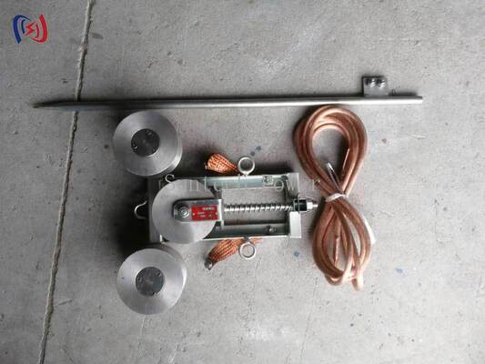 Профессиональный блок заземления максимального тока 100A с нижним диаметром 50 мм и литейным стальным материалом для безопасного электрического заземления