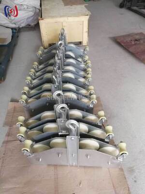 Тяжелый четырехствольный комбинированный блок с номинальной нагрузкой 10KN, радиусом изгиба R570 и весом 23,5 кг для повышения механического преимущества