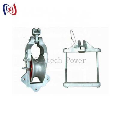 Универсальный стринговый блок с диаметром лопатки 178x76 мм и номинальной нагрузкой 10 КН для установки универсальных воздушных проводников
