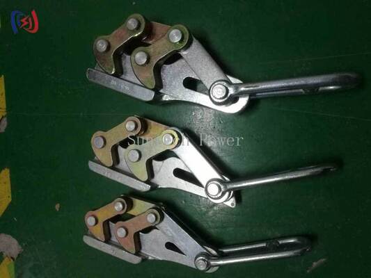 Профессиональный двойной камеры земной проволоки схватка с номинальной нагрузкой 10-30KN для 11-15 мм проволоки и коррозионно-устойчивый Come Along сцепление