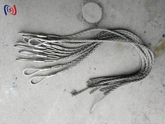 Professional OPGW Mesh Sock Joints for Safe and Damage-Free Pulling of 7-22mm Diameter Optical Ground Wire Cables with 10-25KN Rated Load and 1.4M Length