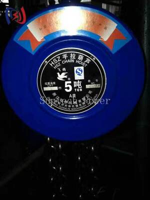 Профессиональный ручной цепной подъемник для тяжелой подъемной работы в электротехническом строительстве с номинальной нагрузкой 5-200KN