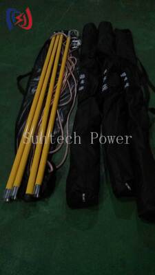 Профессиональный свинец для заземления для напряжения 10-500 КВ с 25-50 мм2 меди и 1000-5500 мм общей длины для безопасного электрического заземления