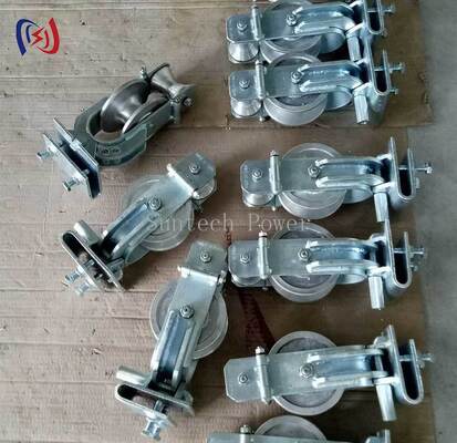 Skyward Three Purpose Stringing Block with 20KN Rated Load for Versatile Mounting in Overhead Line Installation