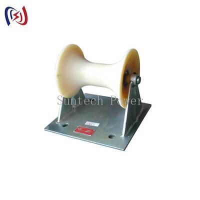 Профессиональный кабель наземного ролика с номинальной нагрузкой 5KN с литой алюминиевой носителем для подземной установки кабеля 150-160 мм