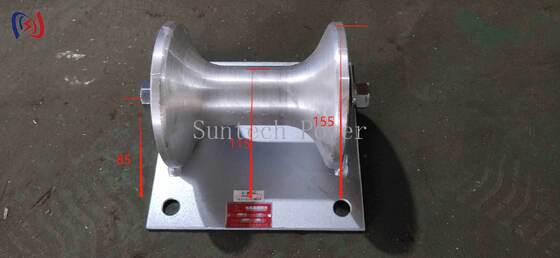 Профессиональный кабель наземного ролика с номинальной нагрузкой 5KN с литой алюминиевой носителем для подземной установки кабеля 150-160 мм