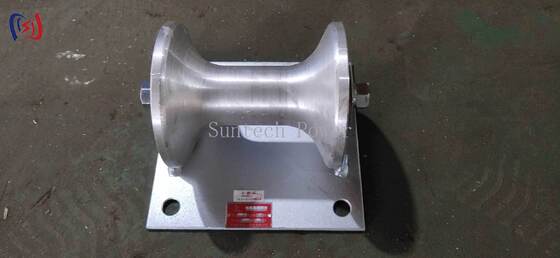 Профессиональный кабель наземного ролика с номинальной нагрузкой 5KN с литой алюминиевой носителем для подземной установки кабеля 150-160 мм