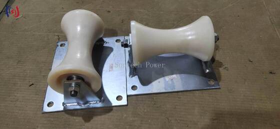 Профессиональный кабель наземного ролика с номинальной нагрузкой 5KN с литой алюминиевой носителем для подземной установки кабеля 150-160 мм