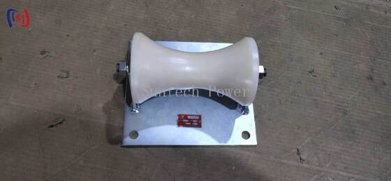 Профессиональный кабель наземного ролика с номинальной нагрузкой 5KN с литой алюминиевой носителем для подземной установки кабеля 150-160 мм