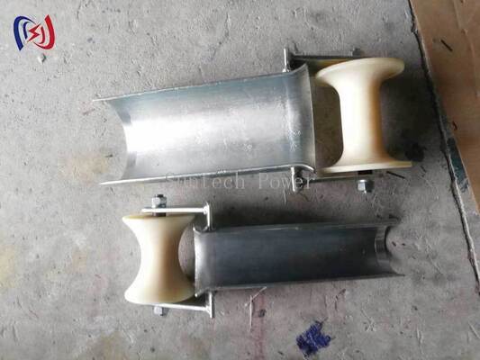 Защита входа кабеля D-серии Bell Mouth Cable Protection Roller 80-200mm с MC Nylon Wheels для гладкого входа кабеля