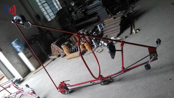1KN Load Single Conductor Inspection Trolley with Aircraft-grade Aluminum Alloy Frame for Overhead Line Maintenance
