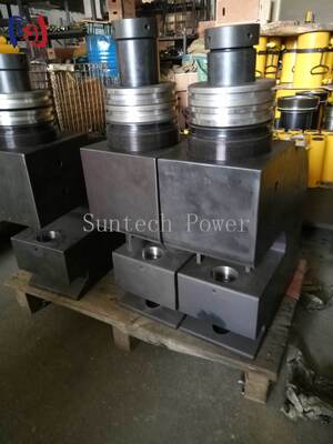 500KN Hydraulic Hole Punch Machine with 20CrMnTi Forged Steel Body and 115mm Throat Diameter Busbar Puncher
