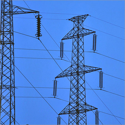 Полигональный конический переход через реку башни решетки 220kv стальной