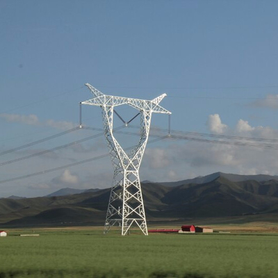 Линия передачи энергии башня гальванизирования 132kv горячего погружения