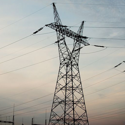 Линия передачи энергии башня гальванизирования 132kv горячего погружения