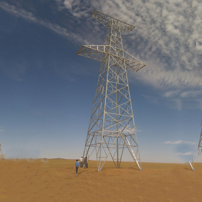 Полигональное коническое 10kv к башне угла передающей линии 750kv