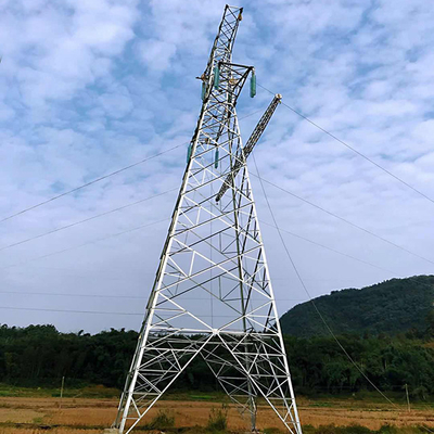 Башня передающей линии стали 500KV ангела горячего погружения гальванизированная