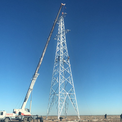 Перекрестная сталь 35 ангела реки башня передающей линии 66 110 220KV