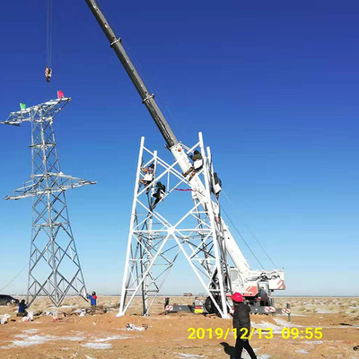Перекрестная сталь 35 ангела реки башня передающей линии 66 110 220KV
