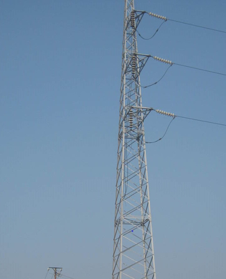 Гальванизированная башня решетки передающей линии 33KV стальная