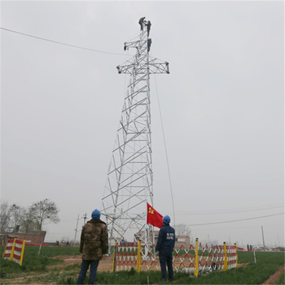 Башни передающей линии 33KV HDG решетки стальные