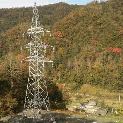 Башни передающей линии 33KV HDG решетки стальные