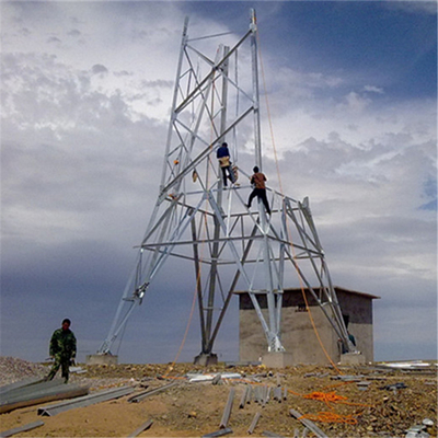 Башня передающей линии петли угла 33KV стальная двойная