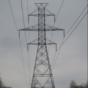 10 - Башня передачи решетки цепи угла 1000KV HDG стальная двойная