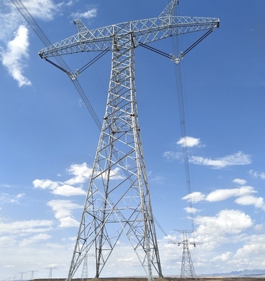 Гальванизированная башня передачи стали 11KV 33KV 132KV 220KV угла