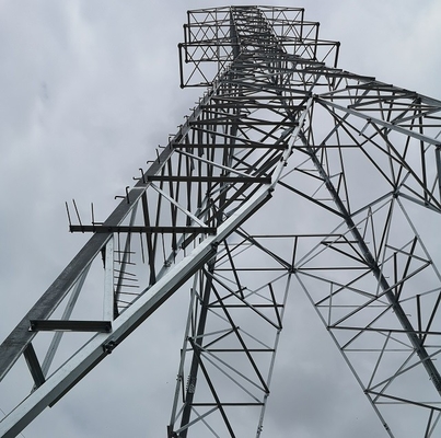 Надземная линия сталь Q235 Q345 Q420 башня 132 KV