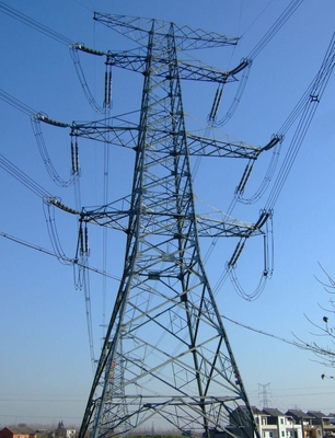 10 - Башня передачи решетки угла 500KV HDG стальная
