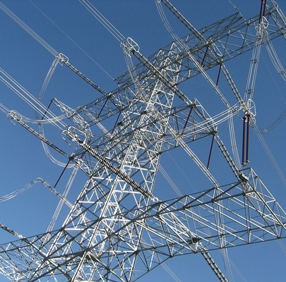 10 - Башня передачи решетки угла 500KV HDG стальная