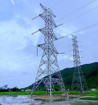110KV башни решетки радиосвязи Q235 Q345 Q420 стальные