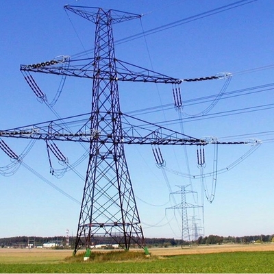 Башня передачи допуска 110kV 132kV сильного ветера Monopole клетчатая