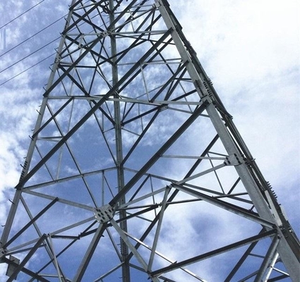 10KV к башне решетки горячего погружения передачи энергии 750KV гальванизированной