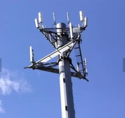 стальная Monopole башня 4G для индустрии радиосвязи