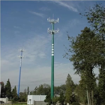 Износоустойчивые 10 - Monopole башня ASTM телекоммуникаций 750KV одобрила