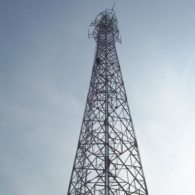 ASTM A123 гальванизировало башню телекоммуникаций трубчатого угла решетки стальную