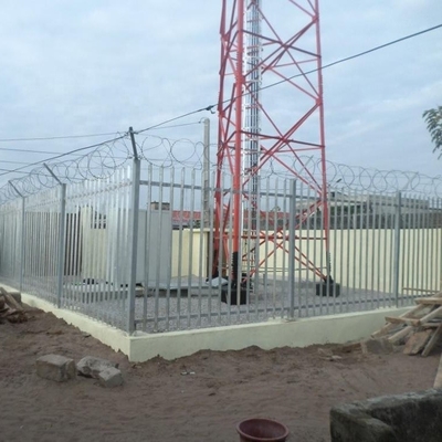 Гальванизированные угловые телекоммуникации Sst 33KV башни решетки стали 60m