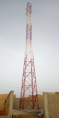 Решетчатая структура Q345B башни полигональной радиосвязи передающей линии стальная