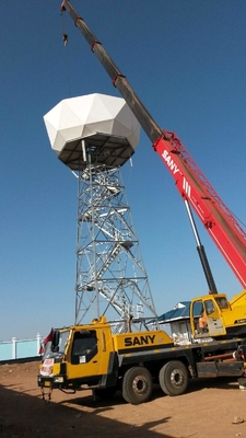 Башня радиосвязи антенны 110KV гальванизировала угловую стальную структуру радиолокатора