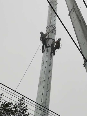 Стальное Monopole погружение башни связи Q345 горячее гальванизировало
