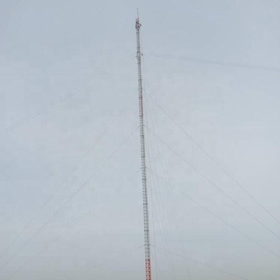 Башня антенны GSM телекоммуникаций стальная Monopole с гальванизированный